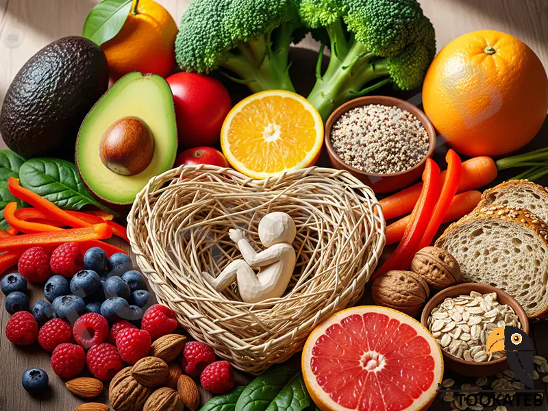 تغذیه ماه اول بارداری برای زیبایی جنین