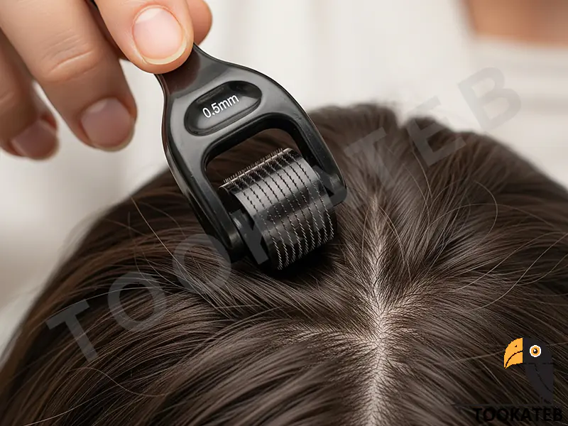 بهترین سایز درمارولر برای مو