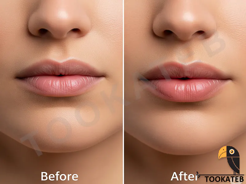 تأثیر ژل لب بر تغییر چهره